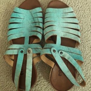 Cydwoq Shutter sandals, blue/green, 38